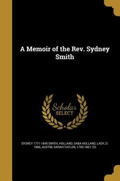 portada A Memoir of the Rev. Sydney Smith (en Inglés)
