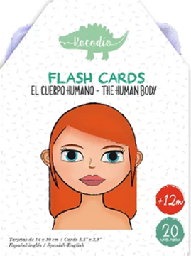 portada Flash Card El Cuerpo Humano (in Español-Inglés)