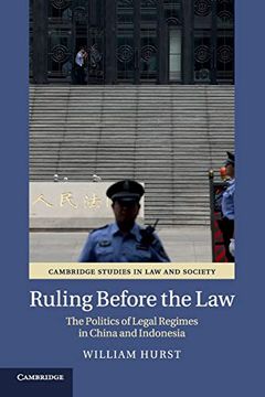 portada Ruling Before the law (Cambridge Studies in law and Society) (in English)