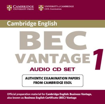 portada Cambridge bec Vantage Audio cd set (2 Cds): Practice Tests From the University of Cambridge Local Examinations Syndicate (Bec Practice Tests) ()
