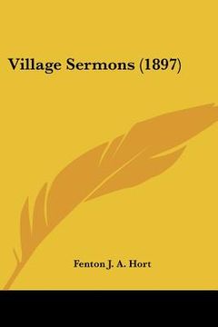 portada village sermons (1897) (en Inglés)