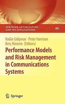 portada performance models and risk management in communications systems