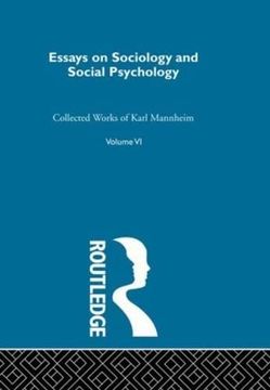 portada Essays soc & Social Psych v 6 (Routledge Classics in Sociology) (in English)