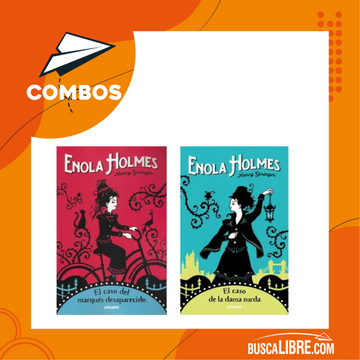portada Pack ENOLA HOLMES 1 y 2 - EL CASO DEL MARQUES DESA + EL CASO DE LA DAMA ZURDA (in Spanish)