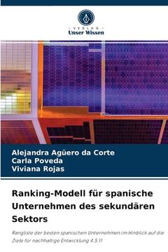 portada Ranking-Modell für spanische Unternehmen des sekundären Sektors (en Alemán)