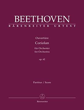portada Ouvert? Re "Coriolan" f? R Orchester op. 62 (in German)