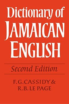 portada Dictionary of Jamaican English (en Inglés)