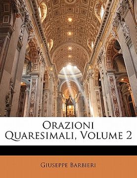 portada Orazioni Quaresimali, Volume 2 (en Italiano)