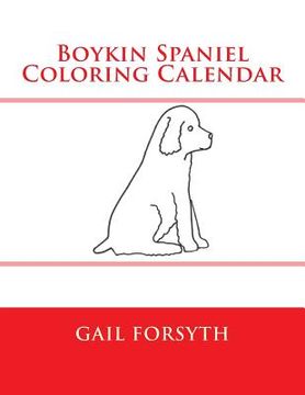 portada Boykin Spaniel Coloring Calendar (en Inglés)