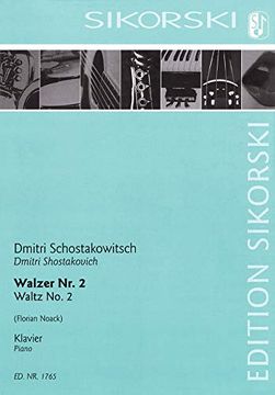 portada Waltz no. 2: Arranged for Solo Piano (en Inglés)