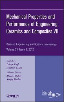 portada mechanical properties and performance of engineering ceramics and composites vii: ceramic engineering and science proceedings
