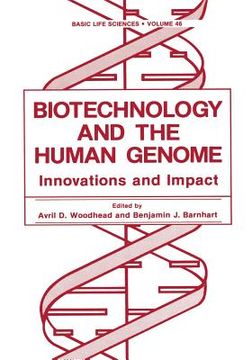 portada Biotechnology and the Human Genome: Innovations and Impact (en Inglés)