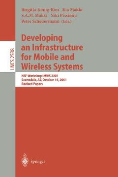 portada developing an infrastructure for mobile and wireless systems