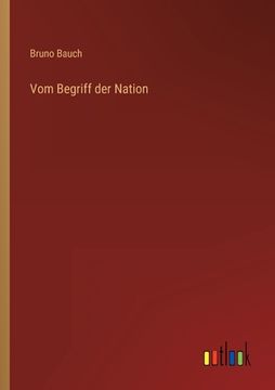 portada Vom Begriff der Nation (in German)
