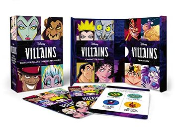portada Disney Villains Trivia Deck and Character Guide (en Inglés)