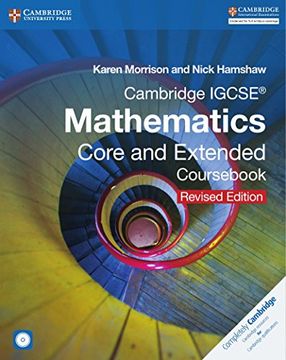 portada Cambridge Igcse Mathematics Core and Extended Cours. Per le Scuole Superiori. Con Cd-Rom. Con Espansione Online (Cambridge International Igcse) 