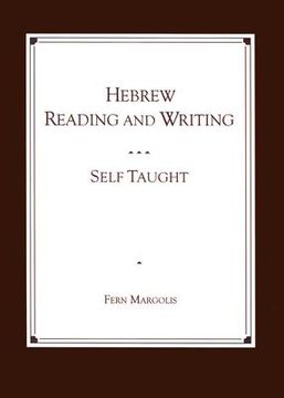 portada hebrew reading and writing: self taught (en Inglés)