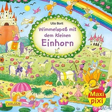 portada Maxi Pixi 318: Ve 5 Wimmelspaß mit dem Kleinen Einhorn (5 Exemplare)