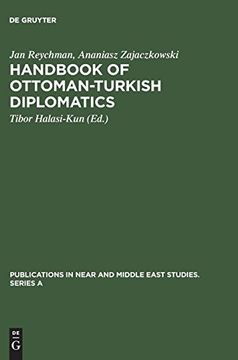 portada Handbook of Ottoman-Turkish Diplomatics (en Inglés)