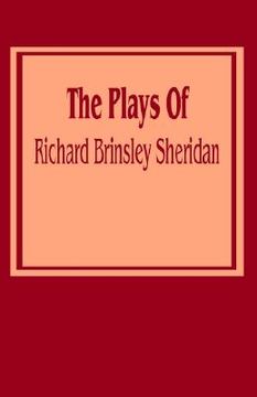 portada the plays of richard brinsley sheridan (in English)