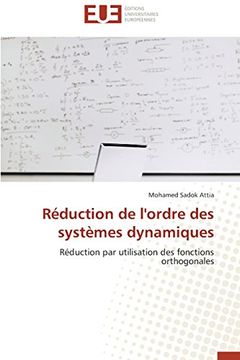 portada Reduction de L'Ordre Des Systemes Dynamiques