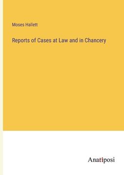 portada Reports of Cases at Law and in Chancery (in English)
