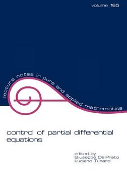 portada control of partial differential equations (en Inglés)