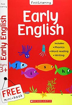 portada English Workbook for Ages 3-5: This Preschool Activity Book Introduces Sounds and Letters and Includes a Free Mini-Book and Rewards Certificate (Scholastic First Learning) (en Inglés)