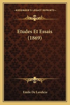 portada Etudes Et Essais (1869) (en Francés)