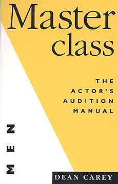 portada Masterclass (for Men): The Actor's Manual for Men