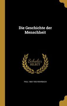 portada Die Geschichte der Menschheit (in German)