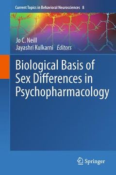 portada biological basis of sex differences in psychopharmacology (en Inglés)