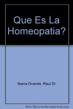 portada Que Es La Homeopatia?