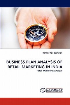 portada business plan analysis of retail marketing in india (en Inglés)