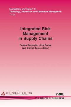 portada Integrated Risk Management in Supply Chains (en Inglés)