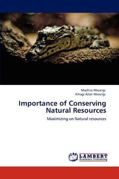 portada importance of conserving natural resources (en Inglés)