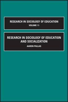 portada research in sociology of education and socialization (en Inglés)