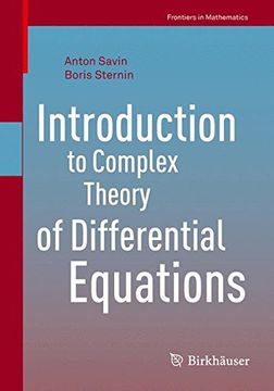 portada Introduction to Complex Theory of Differential Equations (Frontiers in Mathematics)
