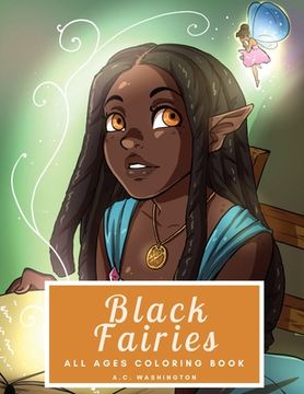 portada Black Fairies: All Ages Coloring Book (en Inglés)