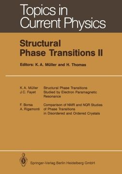 portada Structural Phase Transitions II (Topics in Current Physics)