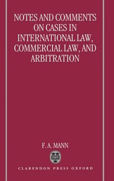portada Notes and Comments on Cases in International Law, Commercial Law, and Arbitration (en Inglés)