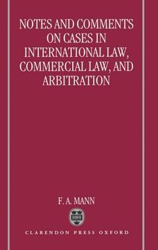 portada Notes and Comments on Cases in International Law, Commercial Law, and Arbitration (in English)