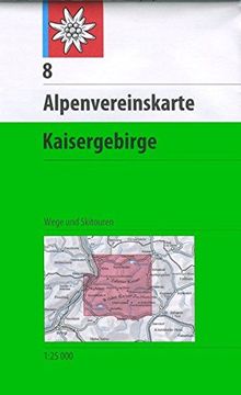 portada Kaisergebirge: Topographische Karte: 8 (en Alemán)