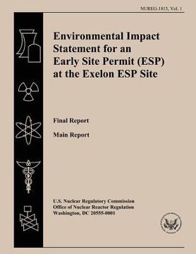 portada Environmental Impact Statement for an Early Site Permit (ESP) at the Exelon ESP Site: Final Report (en Inglés)
