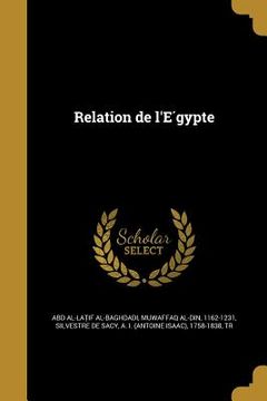 portada Relation de l'Égypte (en Francés)