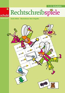 portada Rechtschreibspiele: 1. /2. Schuljahr (en Alemán)