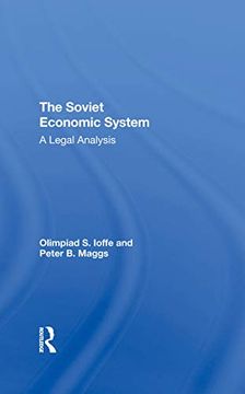 portada The Soviet Economic System: A Legal Analysis (in English)