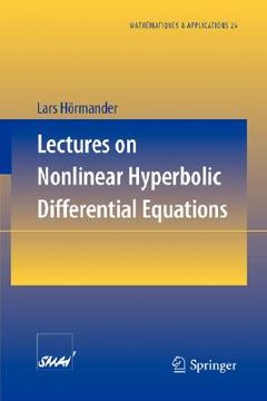 portada lectures on nonlinear hyperbolic differential equations (en Inglés)