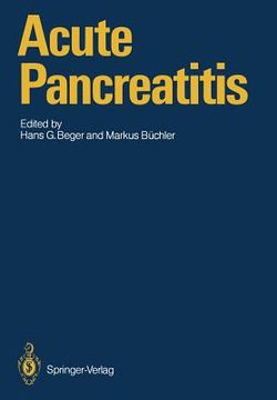 portada acute pancreatitis: research and clinical management (en Inglés)