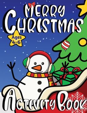 portada Merry Christmas Activity Book For Kids (en Inglés)